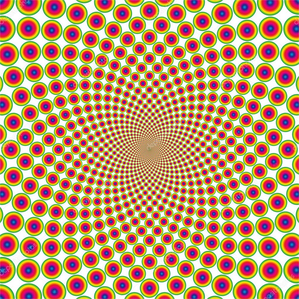 Vector cyclic optical illusion