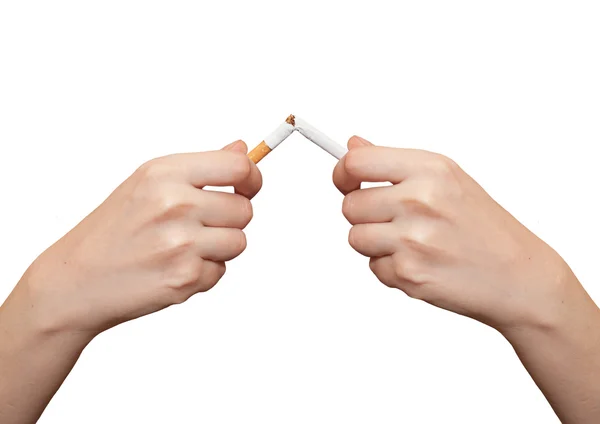 Törött cigaretta Stock Kép