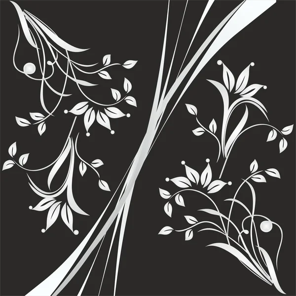 Абстрактним квітковим візерунком — стоковий вектор