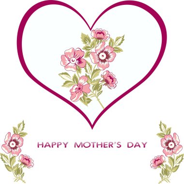 Mother's day background clipart