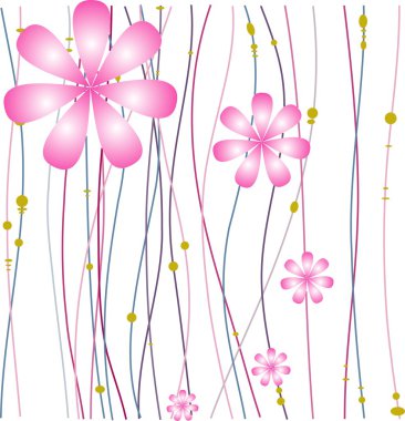 Floral background clipart