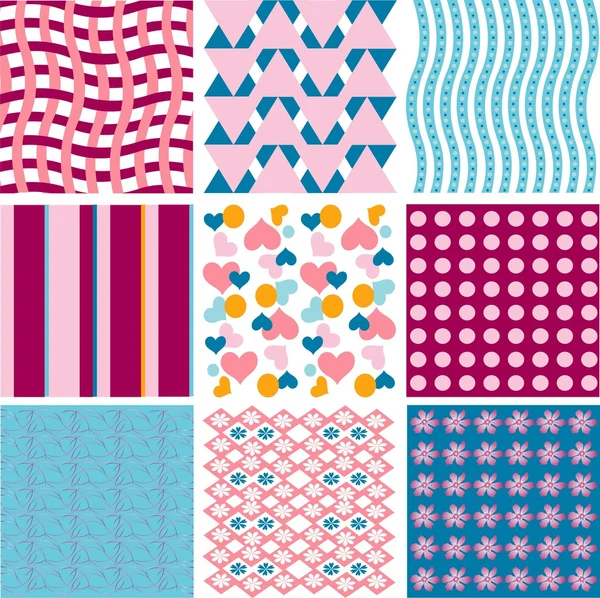 Seamless fabric pattern — Stock Vector