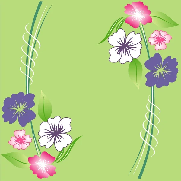 Bahar çiçeği arkaplanı — Stok Vektör