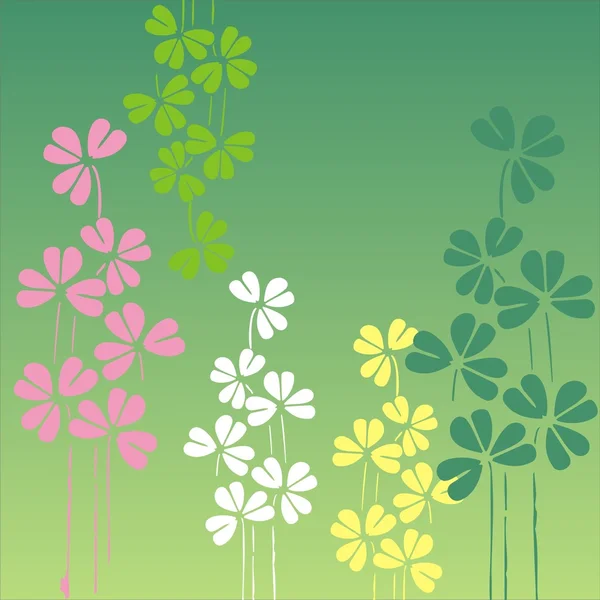 Voorjaar bloemen achtergrond — Stockvector