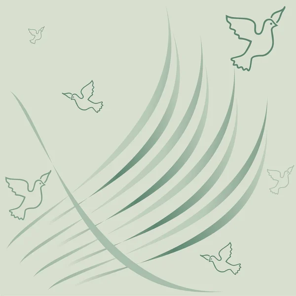 Élégant motif de printemps — Image vectorielle