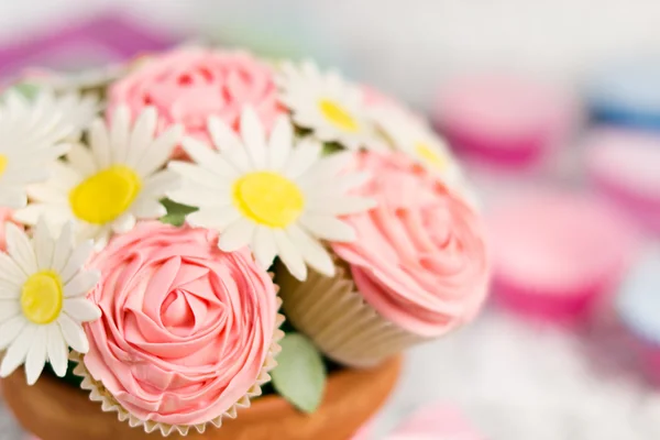 Cupcake-csokor — Stock Fotó