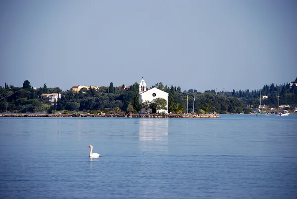 Limni，科孚岛，希腊 — 图库照片
