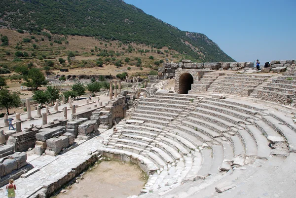 Anfi tiyatro (coliseum) Efes (efes), Türkiye'de — Stok fotoğraf