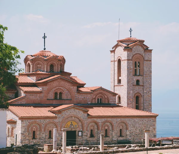 Kostel st. panteleimon, ohrid, Makedonie — Stock fotografie
