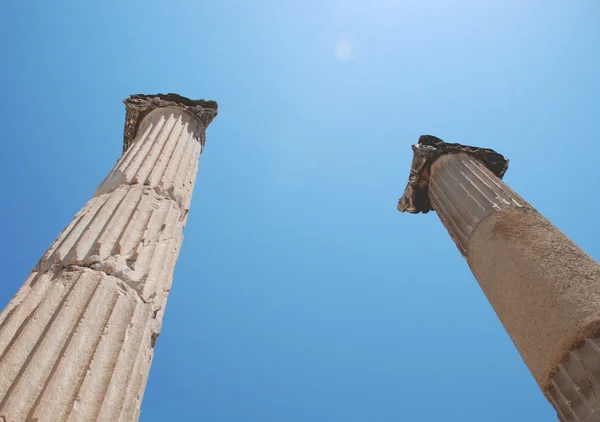 Pilares en Éfeso, Izmir, Turquía, Oriente Medio — Foto de Stock