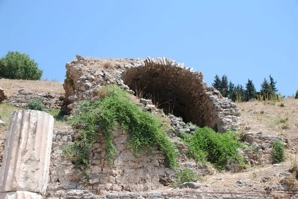 Teil über den Fundort von Ephesus, Izmir, Türkei — Stockfoto