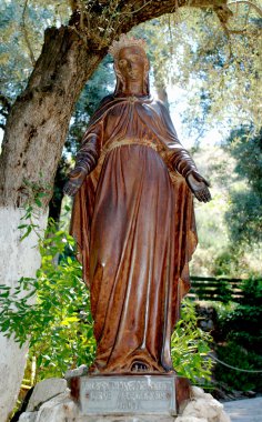 Statue of Virgin Mary clipart