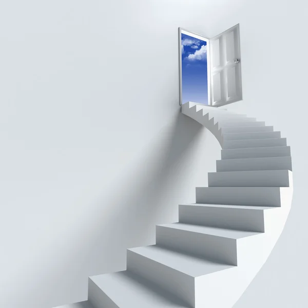 Escadaria ou oportunidade de sucesso — Fotografia de Stock