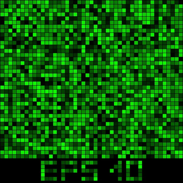 Abstraktní mozaika zelená. — Stockový vektor