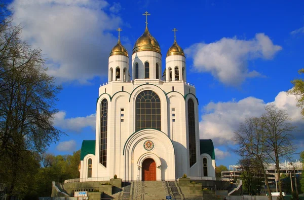 Una Chiesa ortodossa a Kaliningrad — Foto Stock