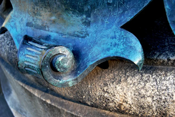 Stock image Bronze baroque statue detail