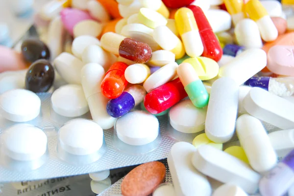 Pile of pills — Stock Photo, Image