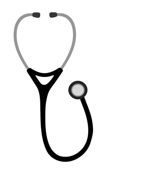 stock image Black and gray stethoscope