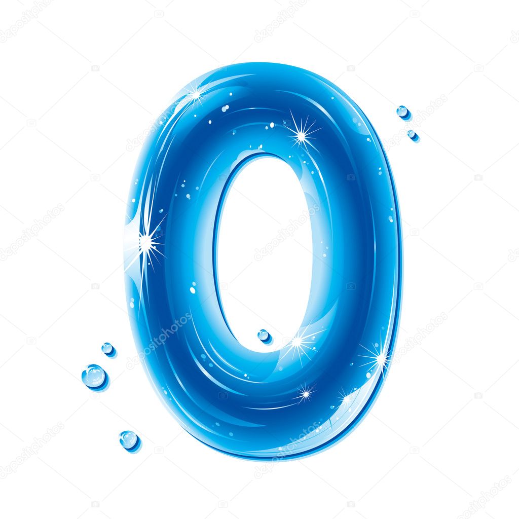ABC series - Water Liquid Numbers - Number 0