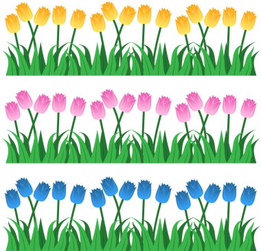 Tulip Rows clipart