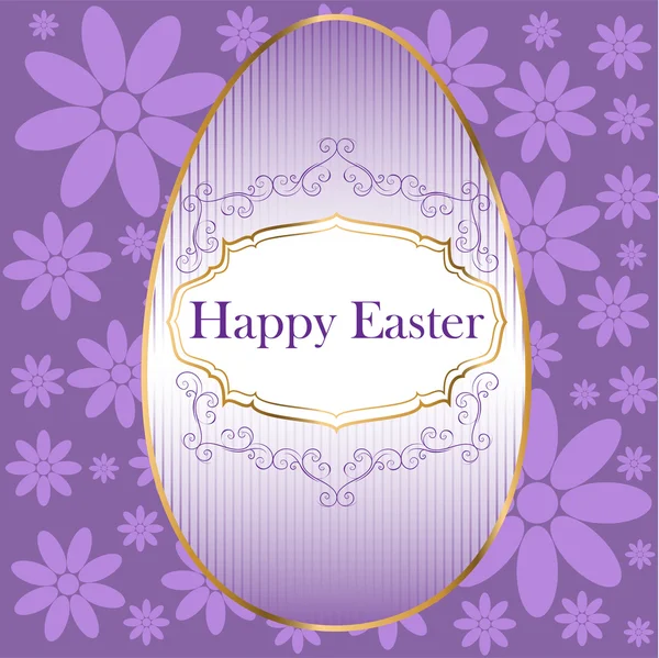 stock vector Vintage Easter Card