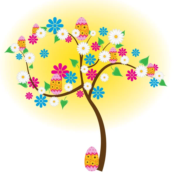 Wielkanoc drzewo — Wektor stockowy