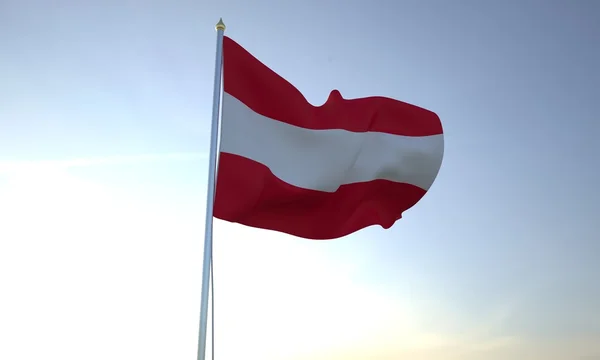 Østrigs flag - Stock-foto