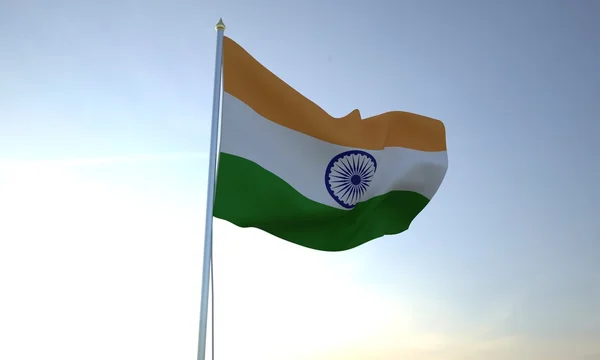 Прапор Індії Ліцензійні Стокові Зображення
