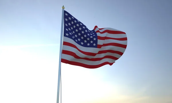 Bandeira dos EUA Fotografias De Stock Royalty-Free