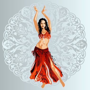 Bellydancer clipart