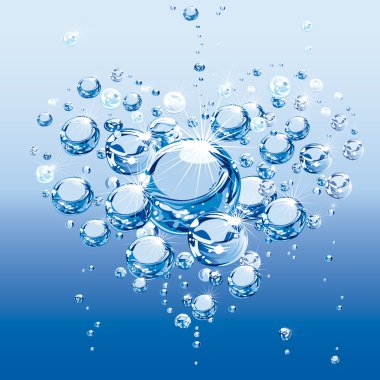 Water Love Bubbles clipart