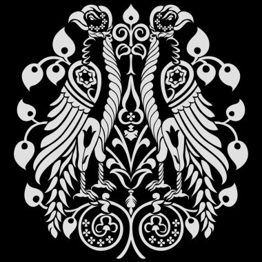 Heraldic Eagles Decoration clipart