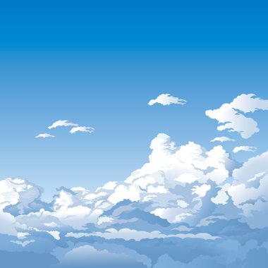 Sky With Clouds clipart