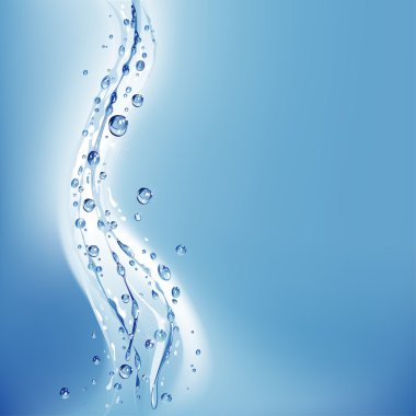 Картина, постер, плакат, фотообои "водяные пузыри
", артикул 9326411