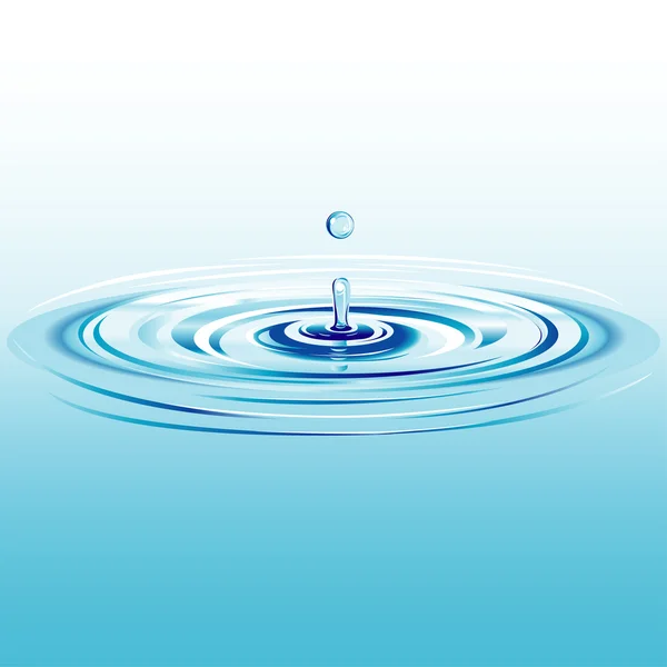 Fondo gota de agua — Vector de stock