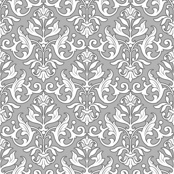 Patrón floral clásico - papel pintado sin costuras — Archivo Imágenes Vectoriales