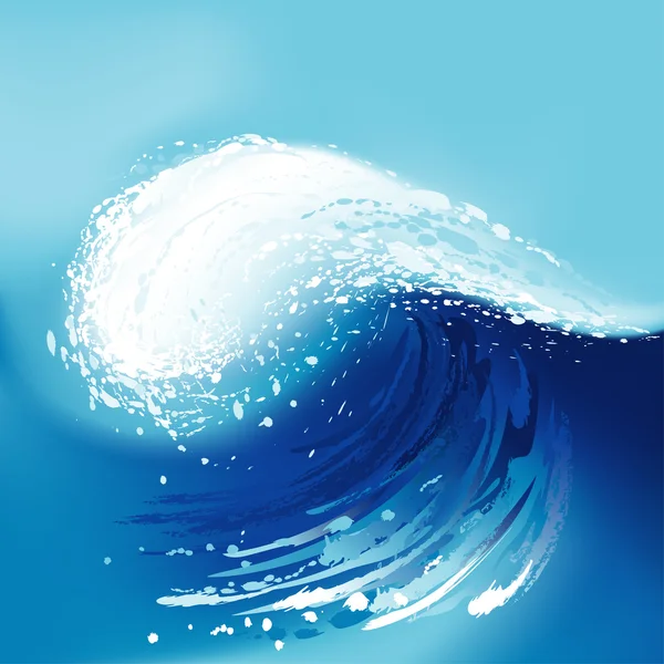 Große Welle — Stockvektor