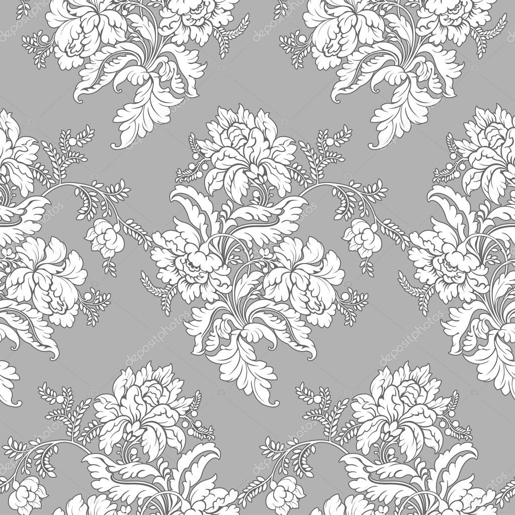 Classic floral pattern - seamless
