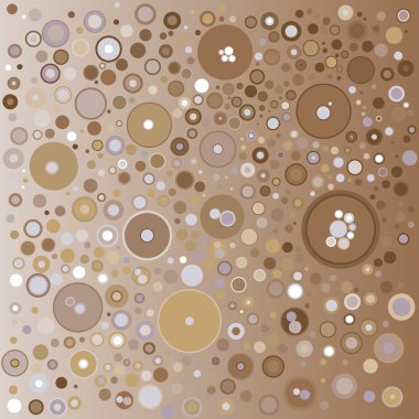 Dots and Circle Pattern Background clipart