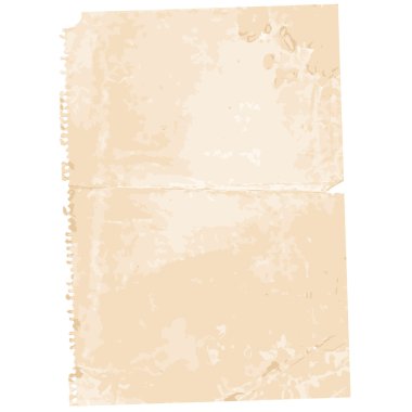 Torn Old Paper Page Background clipart