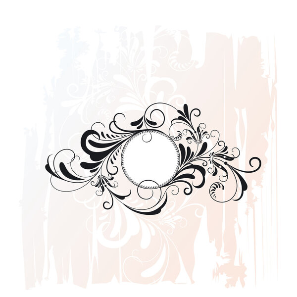 Circle Decorative Floral Ornament