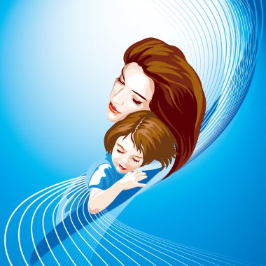 Mother And Daughter clipart