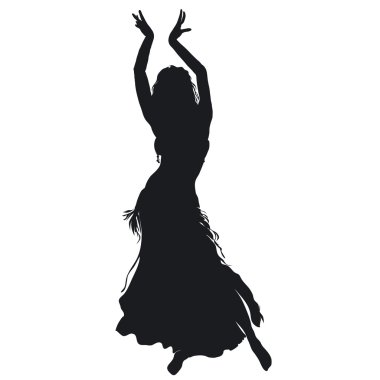 Bellydancer Silhouette clipart