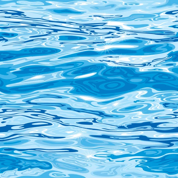 Bezešvé vody povrchové vzor — Stockový vektor