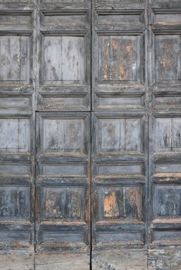 Fifteenth Century Wooden Door clipart