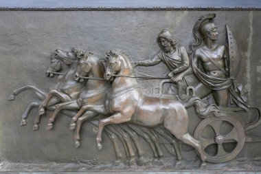 Achillion Palace Bronze Relief clipart