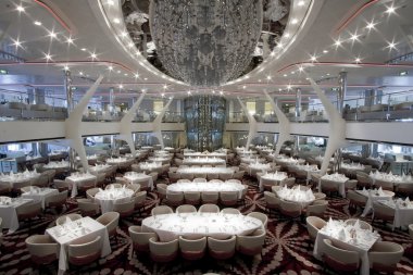 Cruise Ship Dining Room clipart