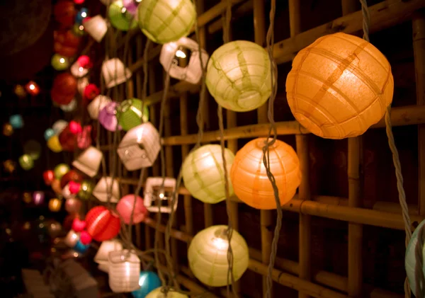 Colorful Paper Lanterns Stock Obrázky