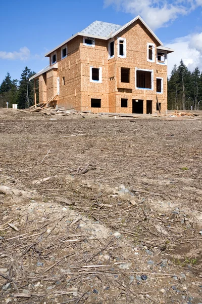 New House Under Construction — Stock Photo, Image