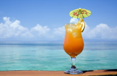 Tropical Drink Paradise clipart